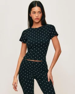 Outlet T-hirt en jerey iprié poi do nu Tops