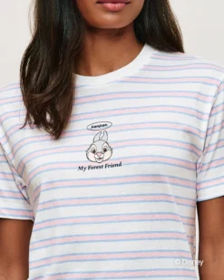 Best T-hirt en jerey à rayure Panpan Hauts De Pyjamas