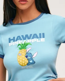 Online T-hirt en jerey titch Tops