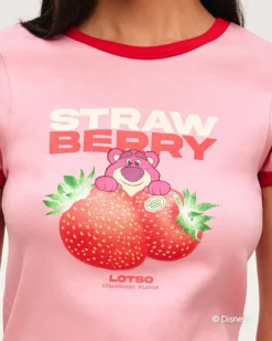Sale T-hirt oto en jerey avec otif fraie Tops